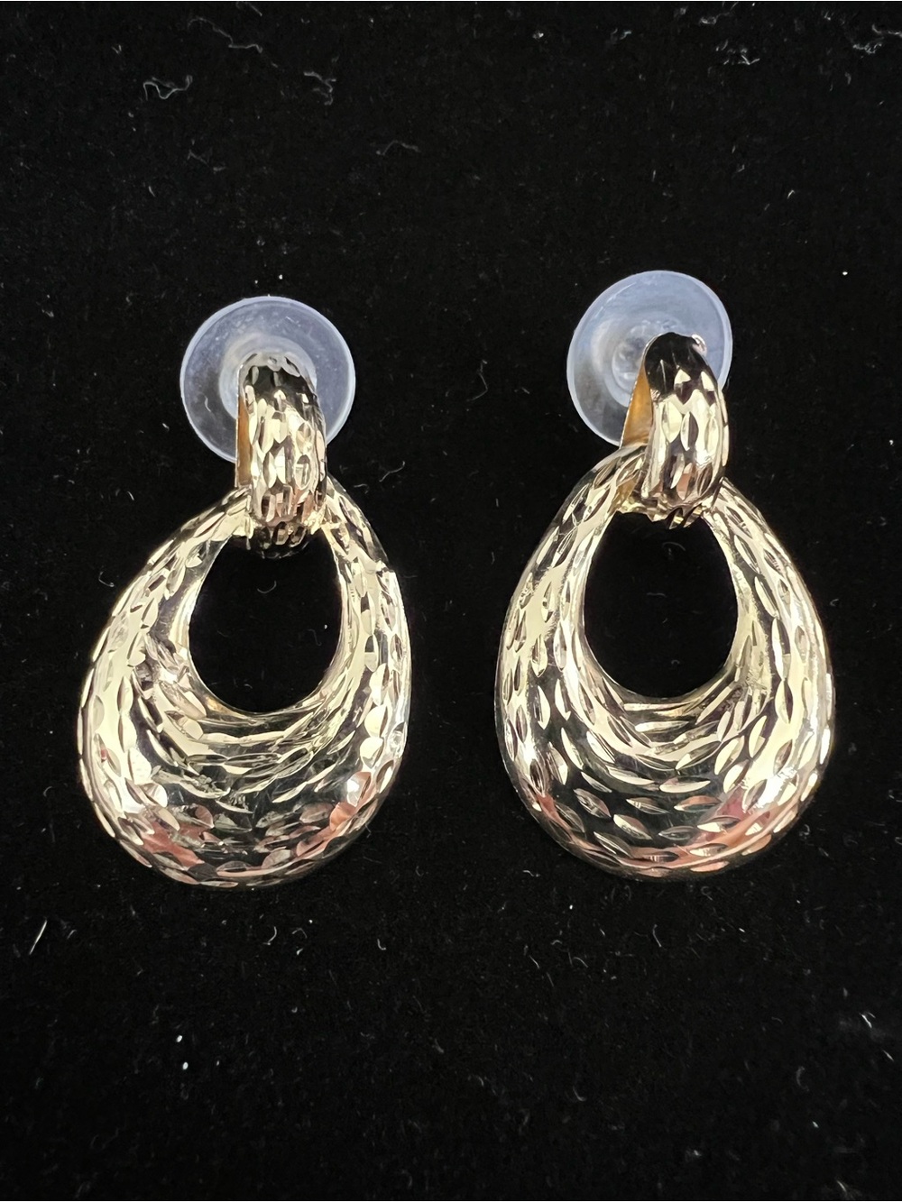 14k Teard Drop Danggling Earrings - Women Jewelry